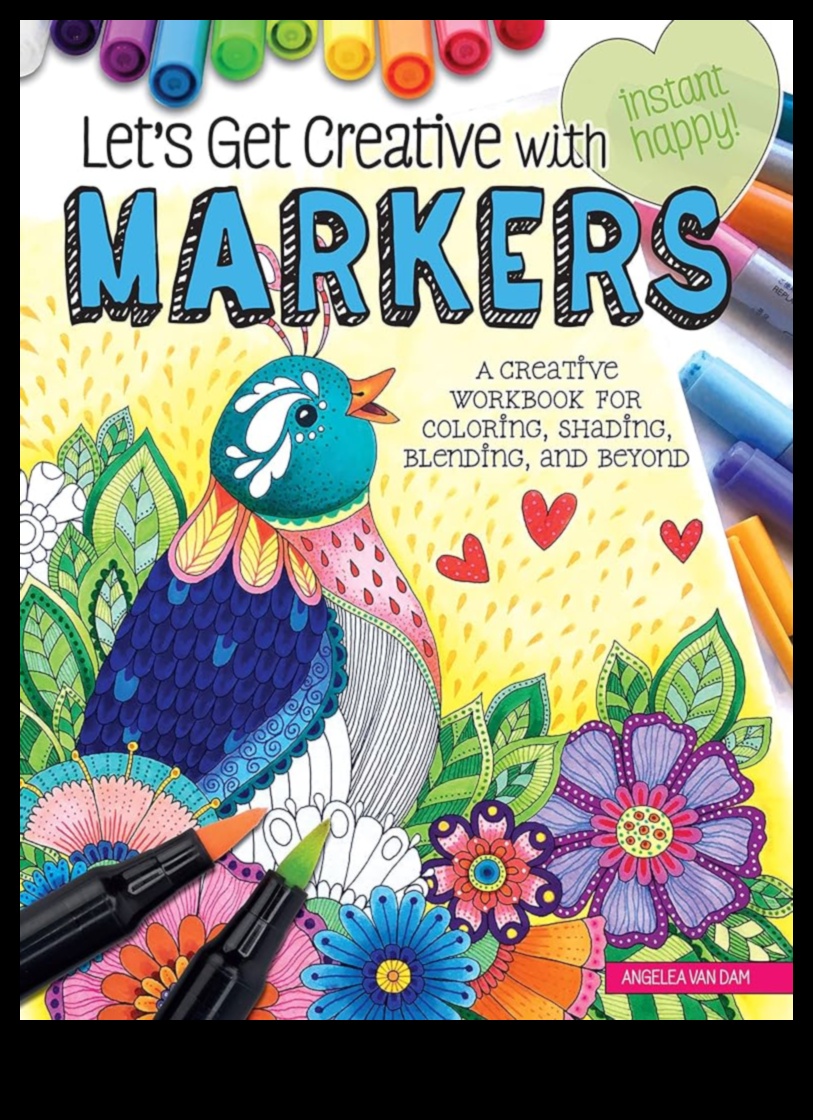 Amatniecība ar kontrastiem: gaišā un tumsas izpēte marķieru zīmējumos