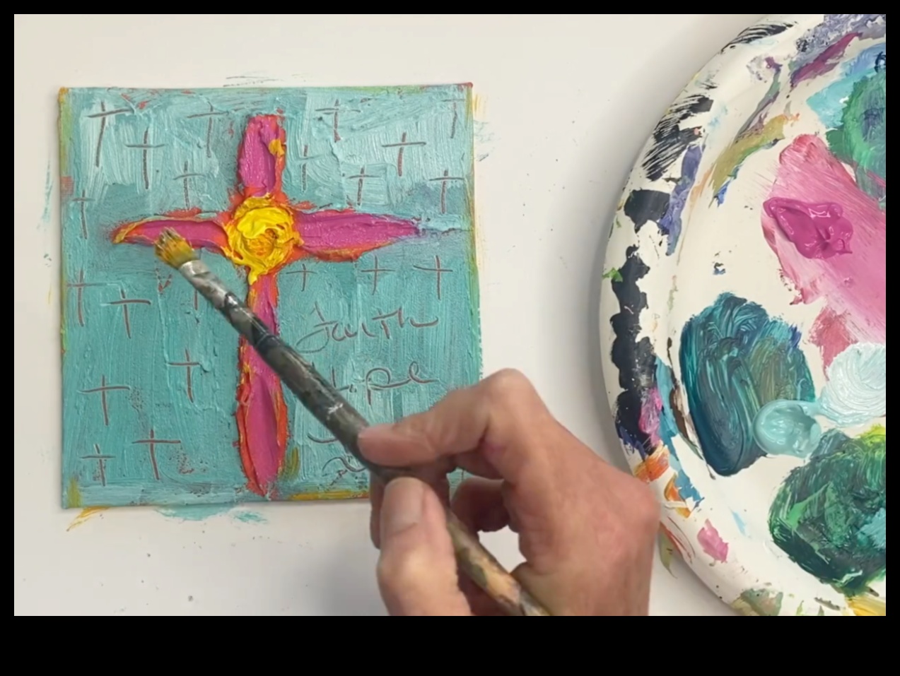 Pieskarama māksla: zīmējumu veidošana ar taustāmu tekstūru