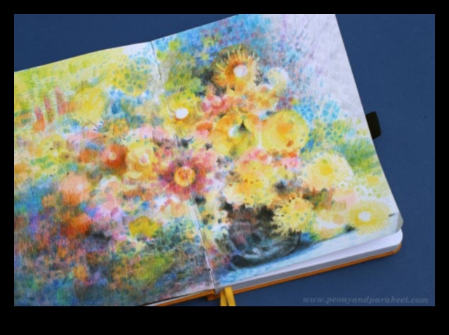 Krāsainu zīmuļu impresionisms: būtības tveršana ar maigām nokrāsām