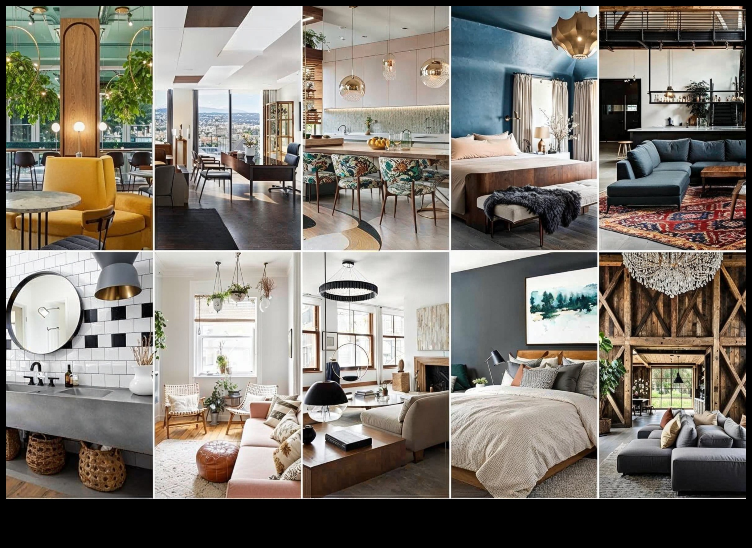 12 iedvesmojošas interjera dekoru idejas katrai telpai