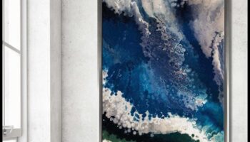 Abstrakti krāsu sprādzieni: dinamiskas un netradicionālas mākslas izpēte