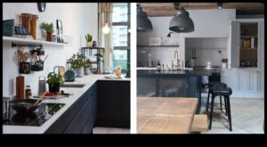 Industriāli elegantas virtuves dekoru idejas