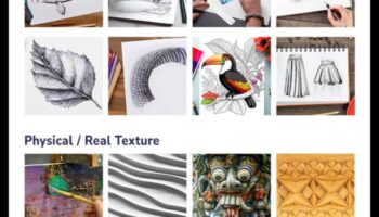 Tekstūras māksla: izmēru izpēte zīmējumos